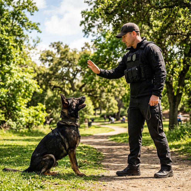 Professional dog trainer and K9 specialist California