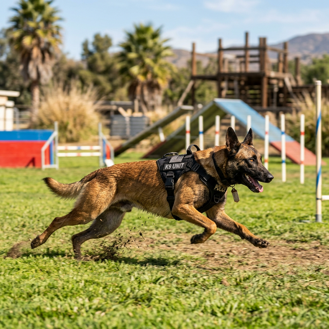 Belgian Malinois service dog training California K9 program