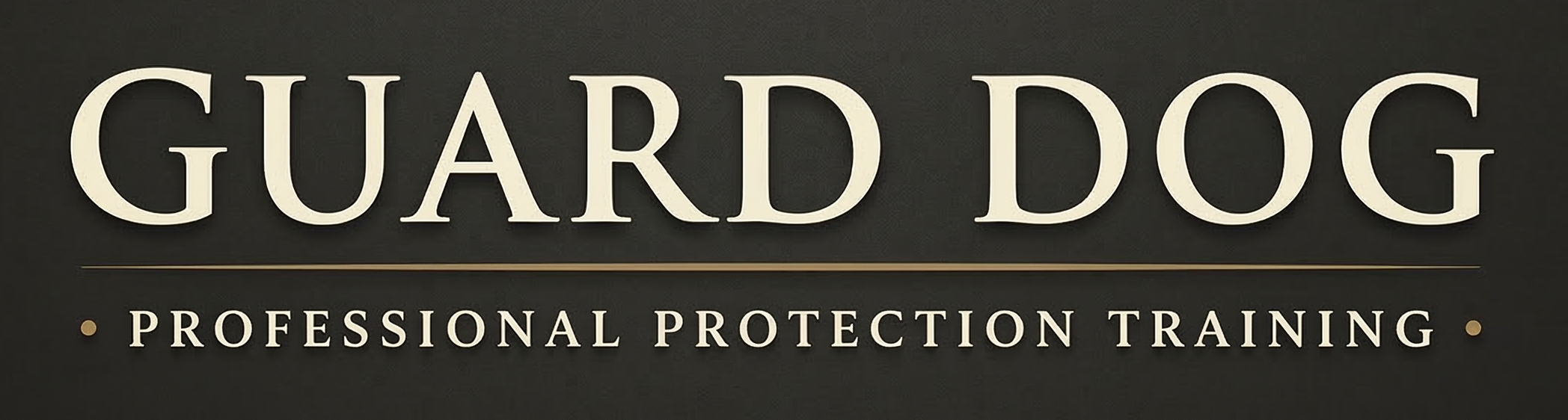 Guard Dog Training Logo