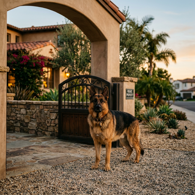 Guard dog training California