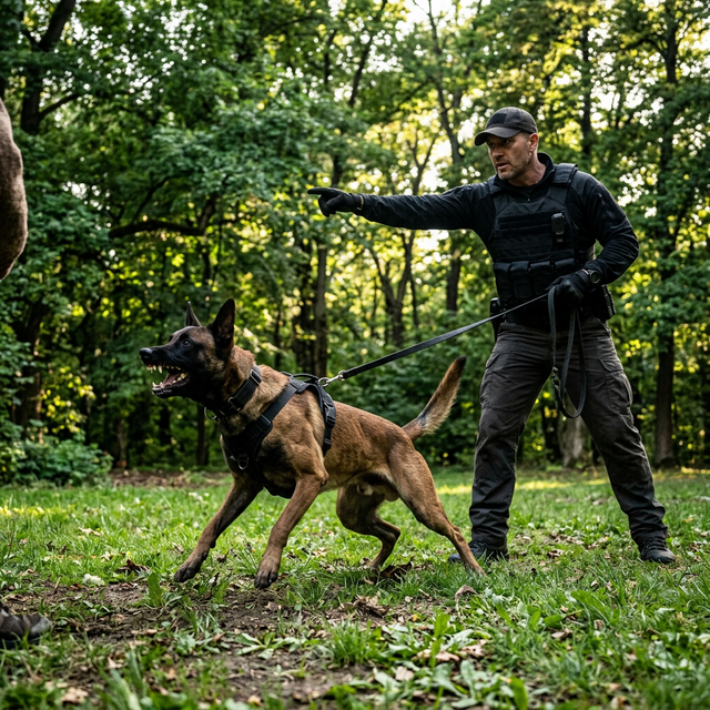 Protection dog training for German Shepherd and Belgian Malinois